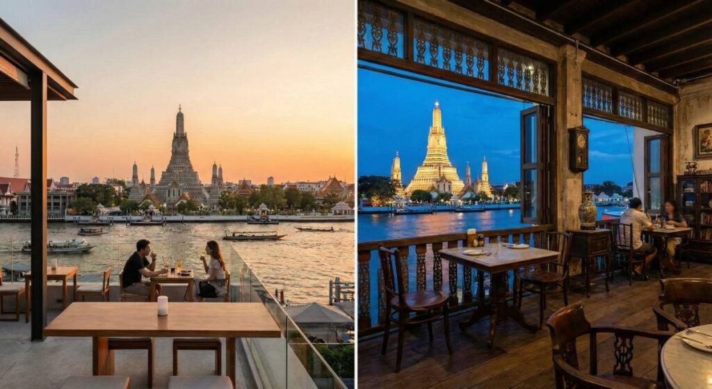 ร้านอาหารริมแม่น้ำเจ้าพระยา วิววัดอรุณ กรุงเทพ 2026